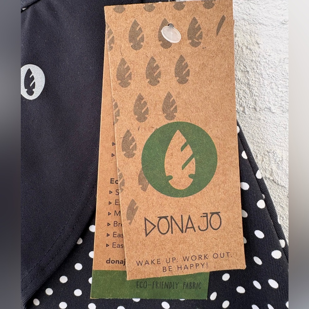 Dona Jo Black Skort Polka Dot Spin Pickleball Golf Tennis Size 2 Large NWT - Picture 8 of 12